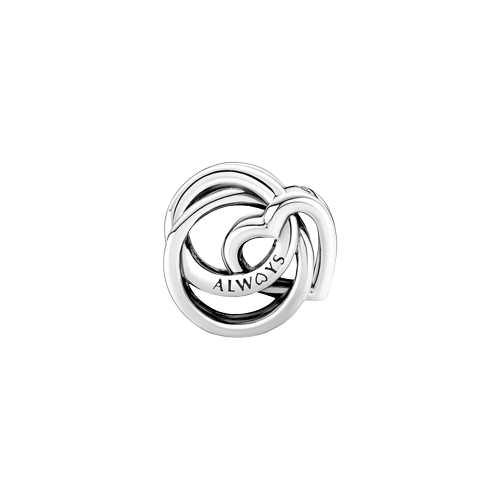 Charm Corazón Círculo Familiar Siempre