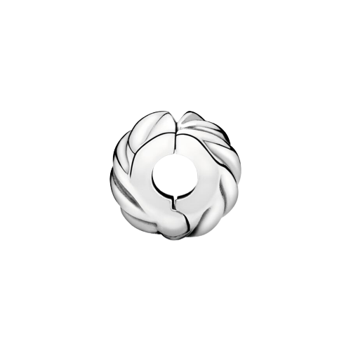 Charm de Clip Plumas Pulidas