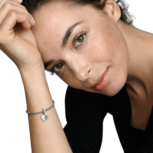 Charm Colgante Corazón y Ángel