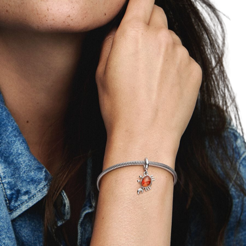 Charm Colgante Sebastián el Cangrejo de La Sirenita de Disney