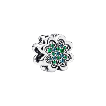 Charm Divisible Trébol de Cuatro Hojas