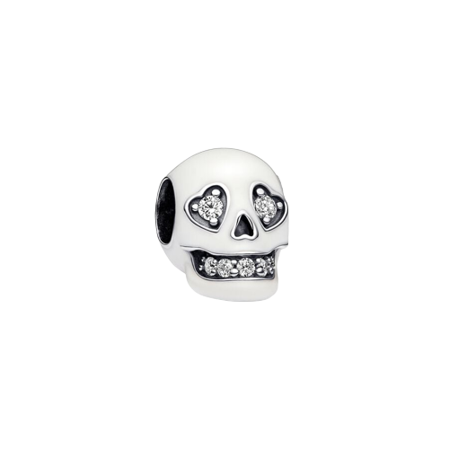 Charm Pandora Charm Calavera Brillante que Brilla en la Oscuridad - Vista principal