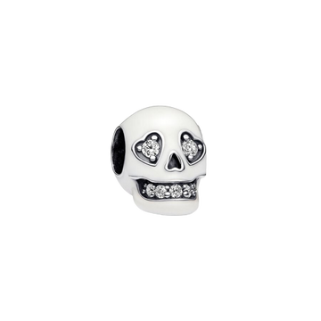 Charm Pandora Charm Calavera Brillante que Brilla en la Oscuridad - Vista principal