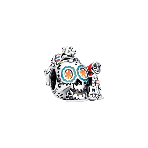 Charm Pandora Charm Calavera de Miguel y Dante de Coco de Disney Pixar que Brilla en la Oscuridad - Vista principal