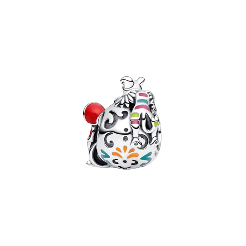 Charm Pandora Charm Calavera de Miguel y Dante de Coco de Disney Pixar que Brilla en la Oscuridad - Vista detalle