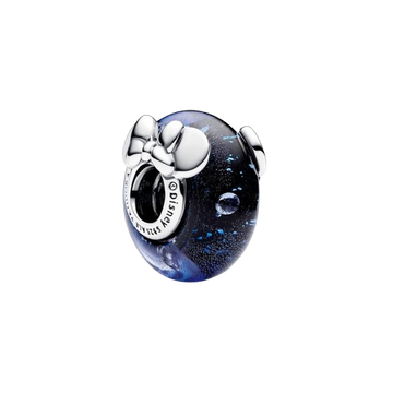 Charm Pandora Charm Cristal de Murano Azul Mickey Mouse & Minnie Mouse de Disney - Vista principal