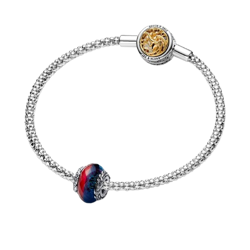 Charm de Cristal de Murano Doble Dragones de Hielo y Fuego de Juego de tronos