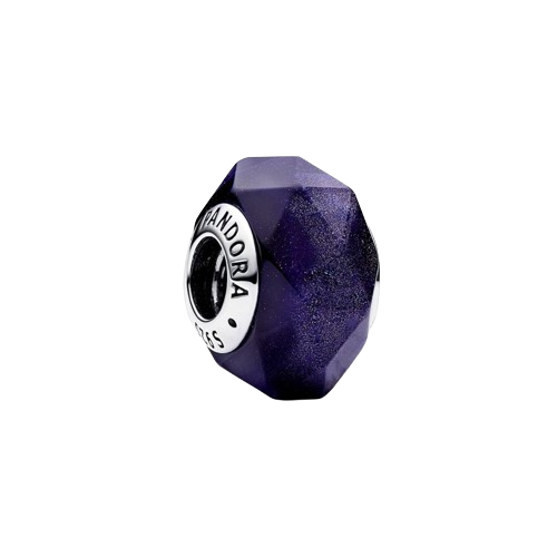 Charm Pandora Charm de Cristal de Murano Azul Facetado - Vista principal