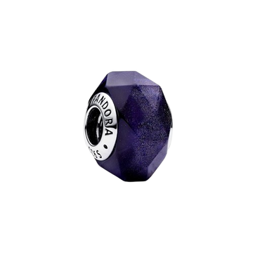 Charm Pandora Charm de Cristal de Murano Azul Facetado - Vista principal