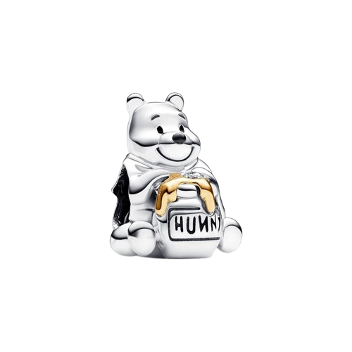 Charm Colgante Winnie the Pooh 100 Aniversario de Disney con Diamante sintético
