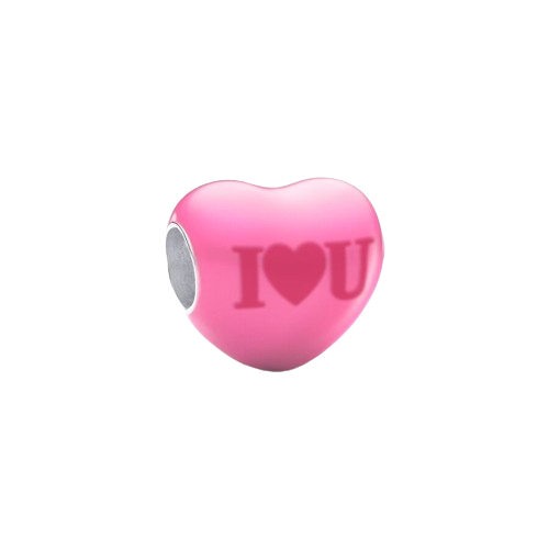 Charm Pandora Charm Corazón Mensaje Oculto que Cambia de Color - Vista detalle