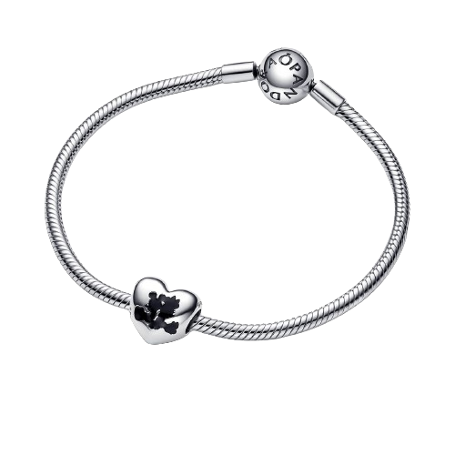 Charm Corazón Mickey Mouse & Minnie Mouse de Disney