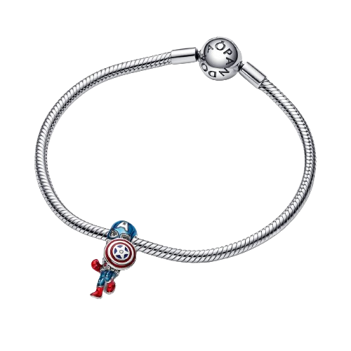 Charm Capitán América de Los Vengadores de Marvel