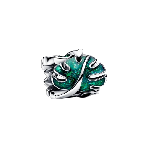 Charm Hojas de Monstera Verdes