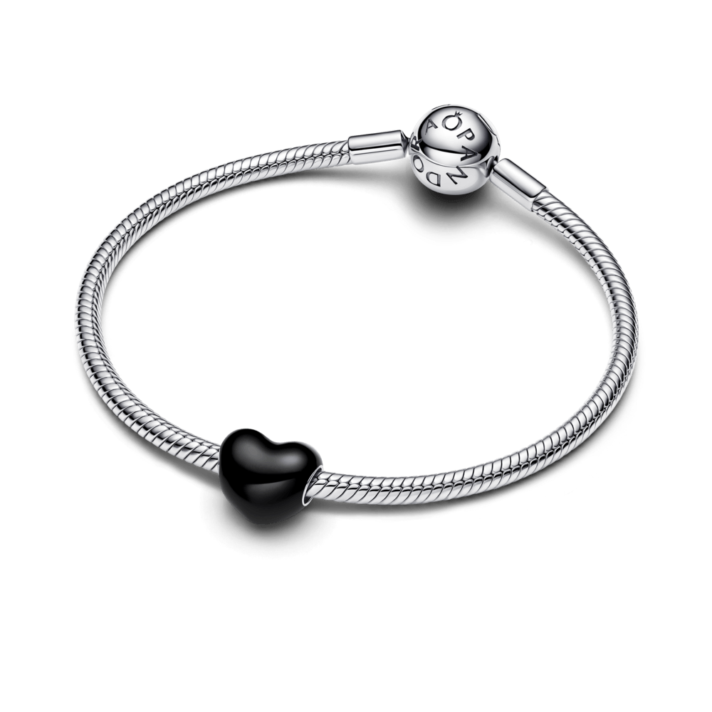 Charm Pandora Charm Corazón Negro - Imagen 3