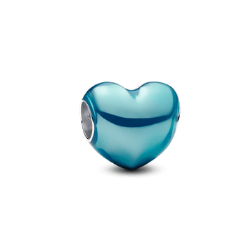 Charm Pandora Charm Corazón Metálico Azul Cielo - Vista principal