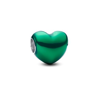 Charm Pandora Charm Corazón Metálico Verde - Vista principal