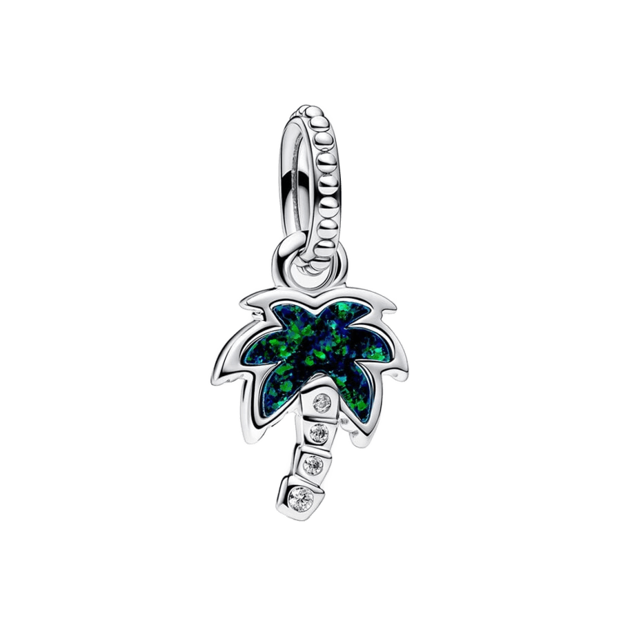Charm Pandora Charm Colgante Palmera Verde Opalescente - Vista principal