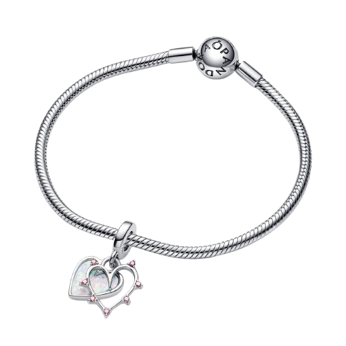 Charm Colgante Doble Amistad Opalescente
