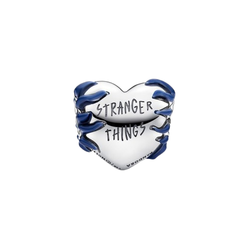 Charm Pandora Charm Corazón que brilla en la oscuridad de Stranger Things - Vista detalle