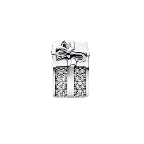 Charm Pandora Charm Caja Regalo Brillante - Vista detalle