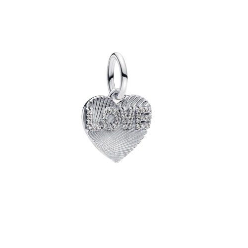 Charm Colgante Grabable Corazón Amor