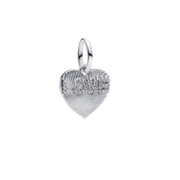 Charm Colgante Grabable Corazón Amor