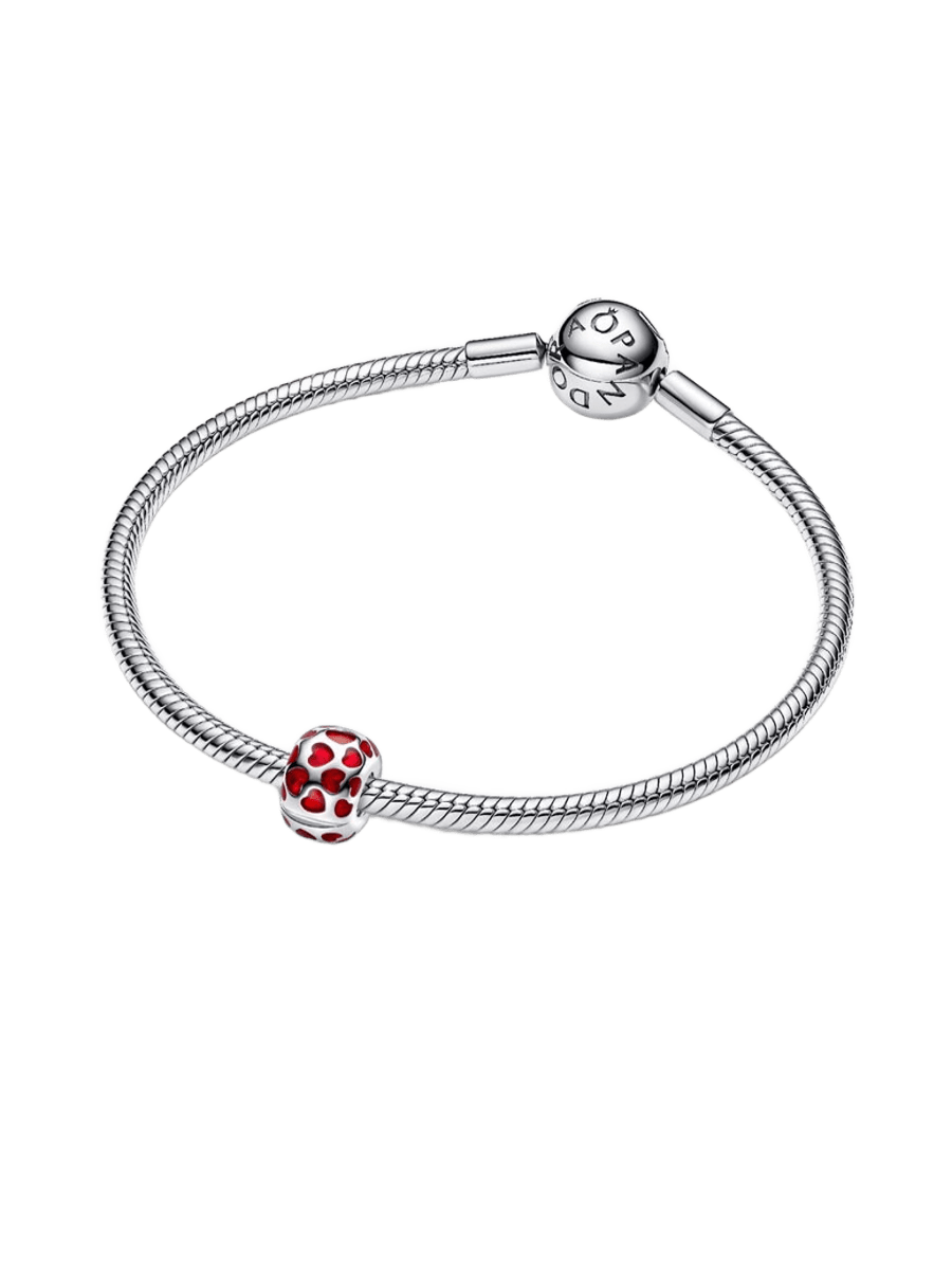 Charm Pandora Charm de Clip Redondo Corazones - Imagen 3