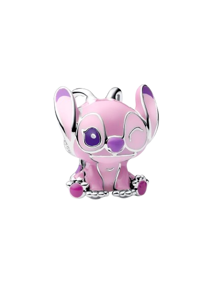 Charm Angel de Lilo y Stitch de Disney Plata de primera ley