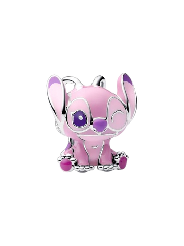 Charm Angel de Lilo y Stitch de Disney Plata de primera ley