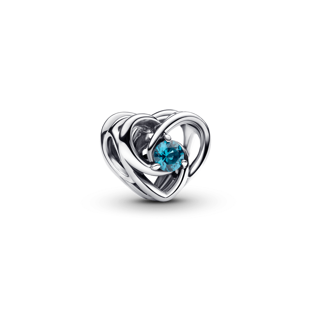 Charm Pandora Charm Corazón y Gemas Entrelazados para UNICEF - Vista principal