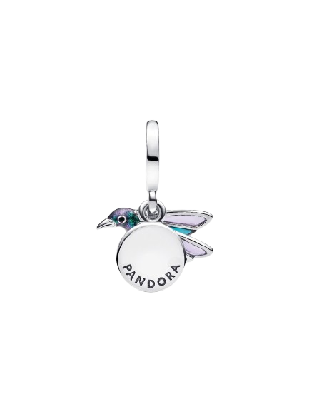 Charm Colgante Doble Colibrí