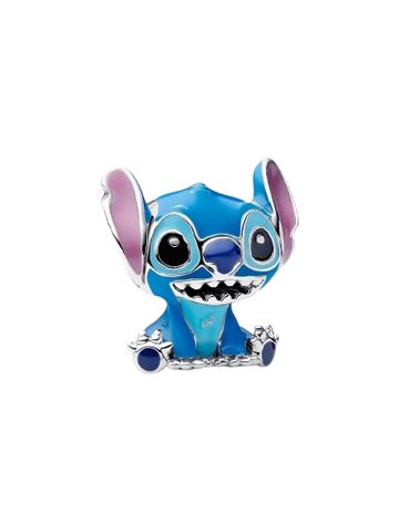 Charm Stitch de Disney Plata de primera ley