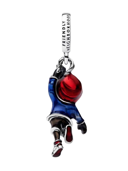 Charm Colgante Spider-Man Miles Morales de Marvel Plata de primera ley