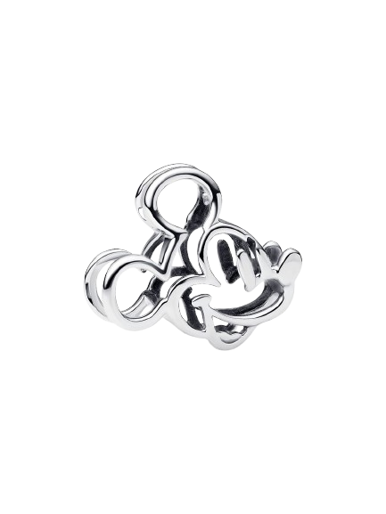 Charm Mickey Mouse en FIligrana de Disney Plata de primera ley