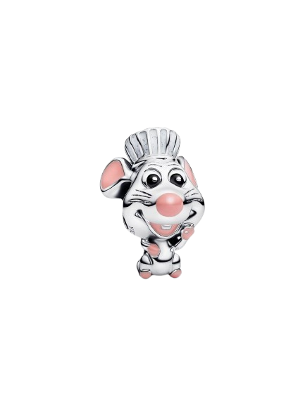 Charm Remy de Ratatouille de Disney Pixar Plata de primera ley
