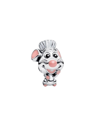 Charm Remy de Ratatouille de Disney Pixar Plata de primera ley