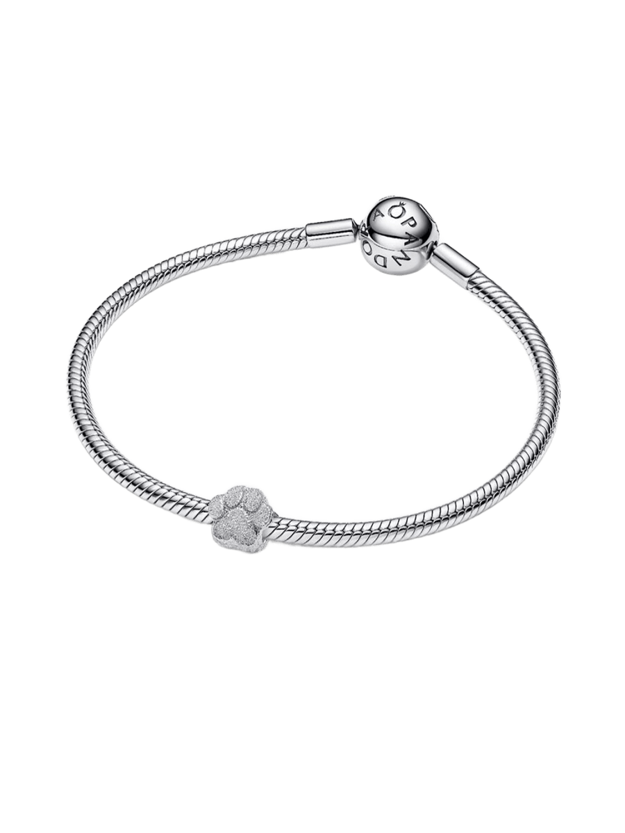 Charm Pandora Charm Mini Huella Textura - Vista detalle
