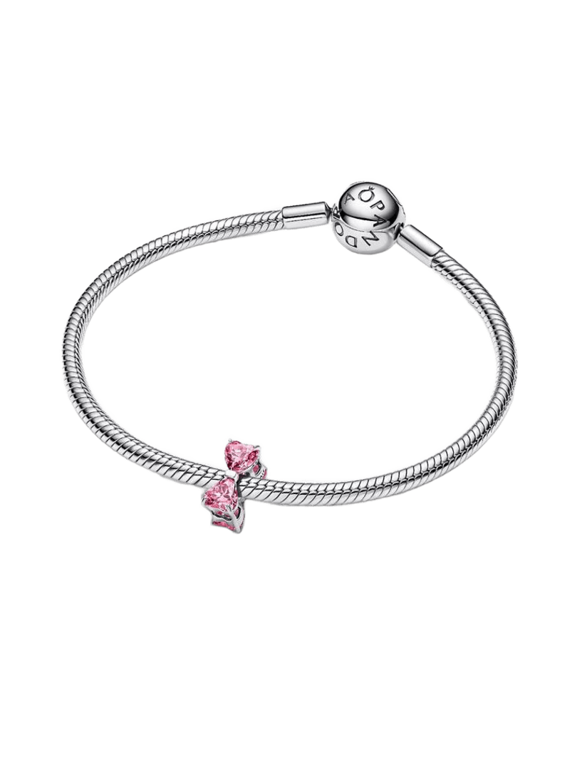 Charm Pandora Charm Lazo Rosa - Imagen 3