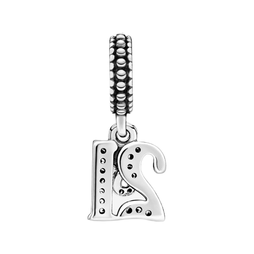 Charm colgante en plata de ley 21 Años de Amor