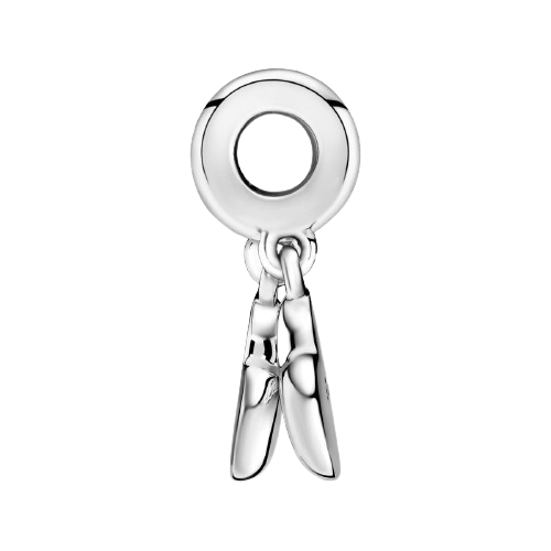 Charm colgante en plata de ley Amor de Madre e Hijo