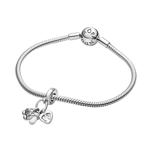 Charm colgante en plata de ley Mi Bebé