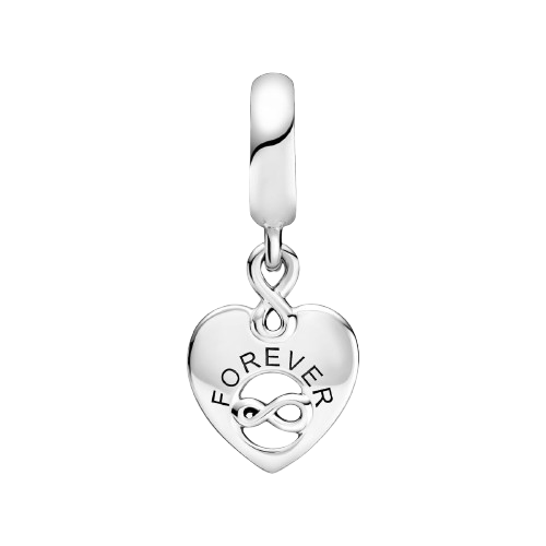 Charm Colgante Corazón Amigos Para Siempre