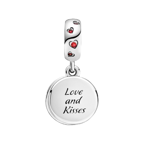 Charm Colgante Amor y Besos de Mickey Mouse & Minnie Mouse de Disney