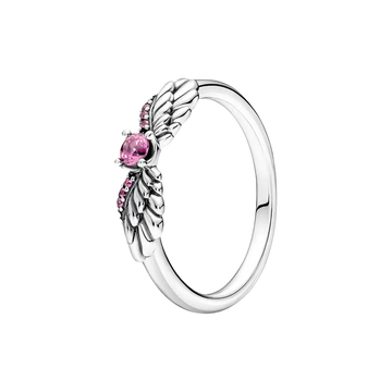 Anillo Alas de Ángel Brillante