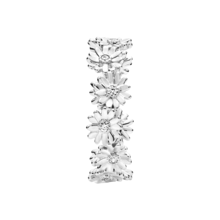 Anillo Corona de Margaritas Brillantes