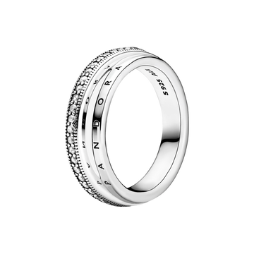 Anillo Triple Alianza en Pavé