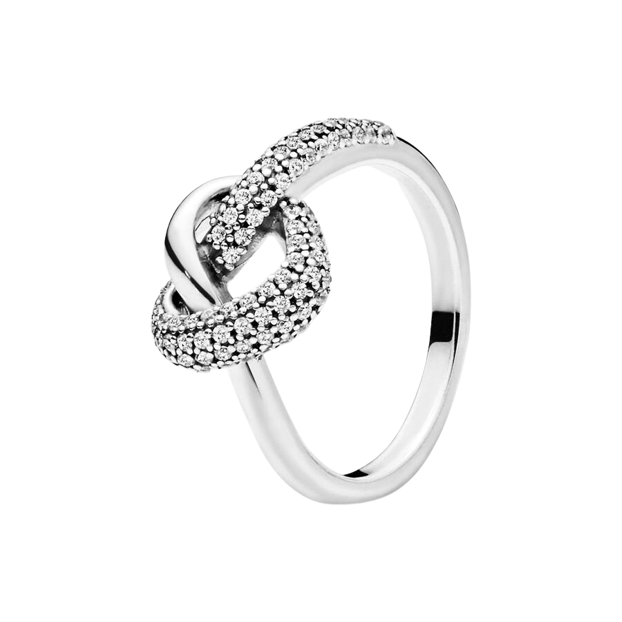 Anillo en plata de ley Corazón Anudado