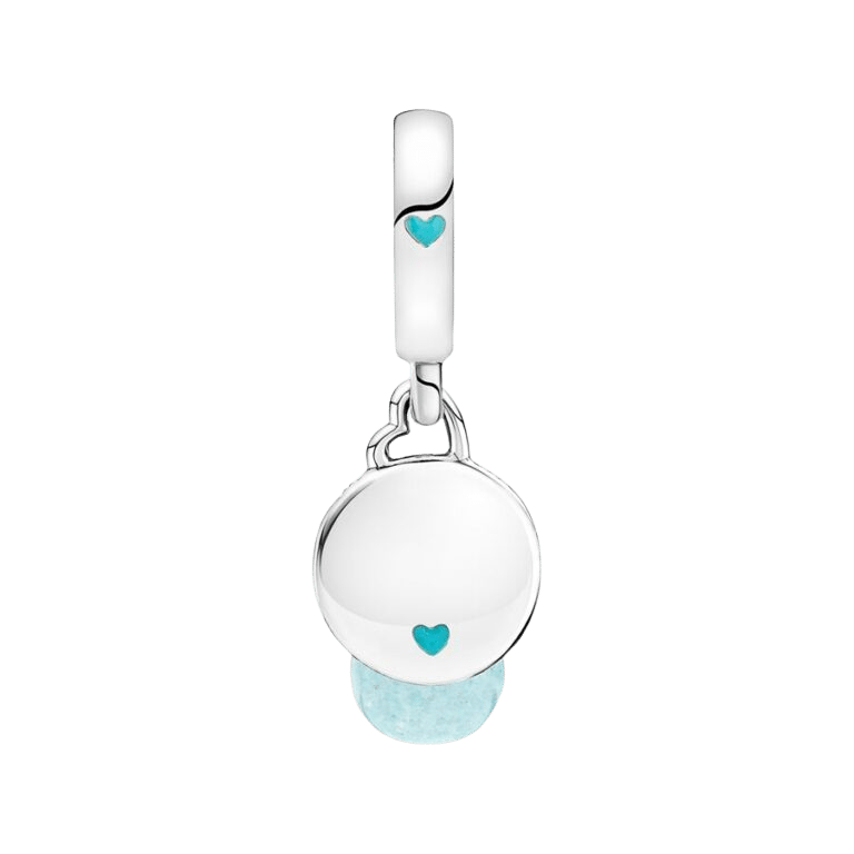 Charm Colgante Bombilla Brillante en la Oscuridad