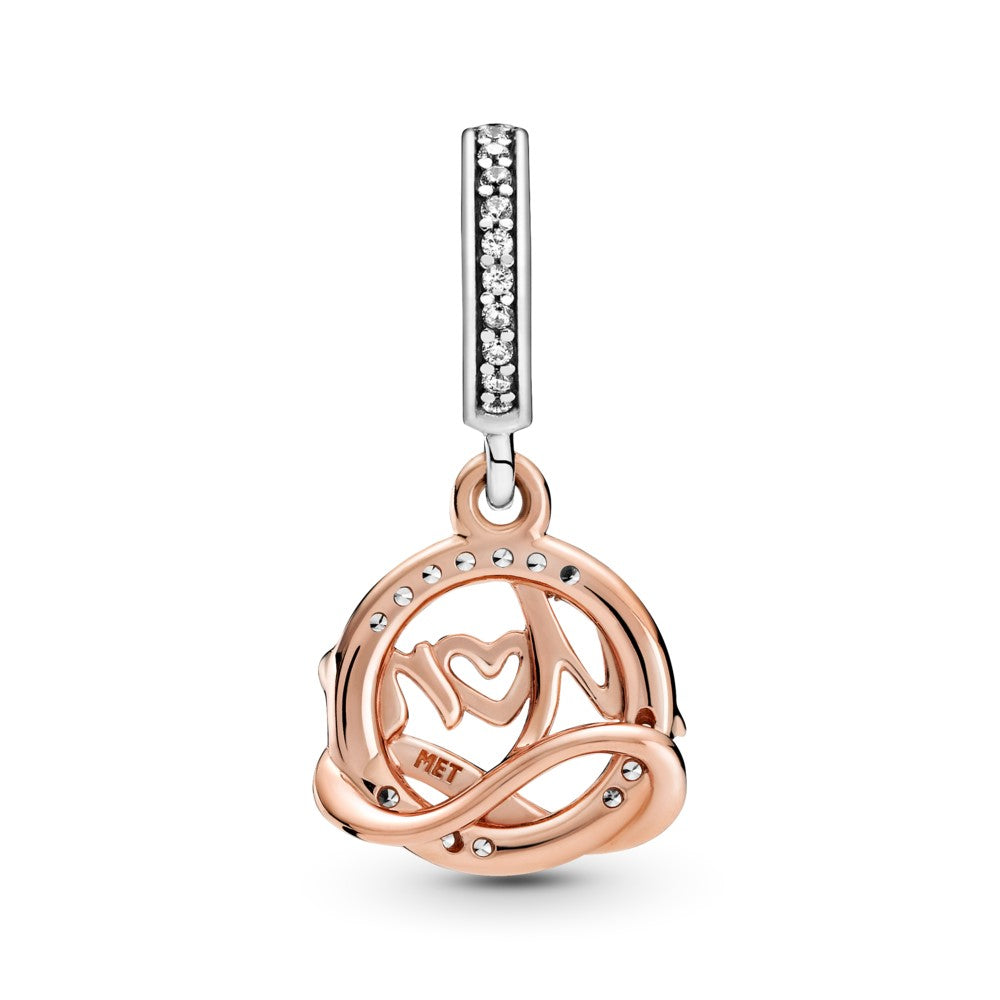 Charm Colgante Mamá en Dos Tonos